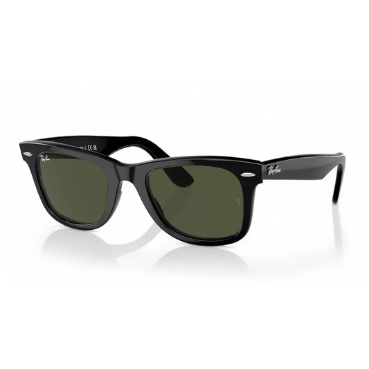 RAY-BAN ORIGINAL WAYFARER CLASSIC | LENTES DE SOL POLISHED BLACK & G-15 GREEN | 50 mm