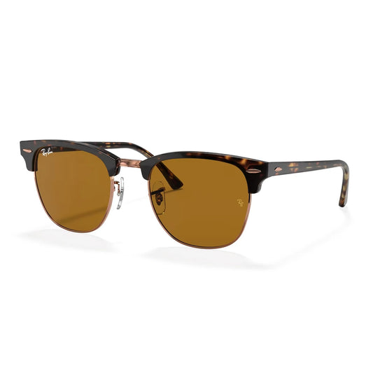 RAY-BAN CLUBMASTER CLASSIC | LENTES DE SOL EN POLISHED HAVANA & B-15 BROWN