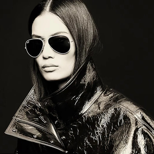 RAY-BAN AVIATOR GRADIENT | LENTES DE SOL EN GUNMETAL CON LENTES DEGRADADAS GRISES
