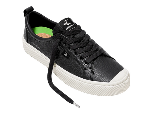 OCA LOW PREMIUM LEATHER BLACK
