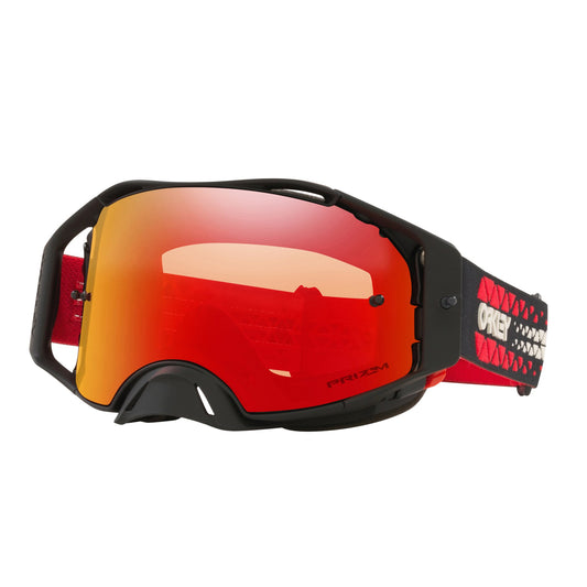 AIRBRAKE MX MATTE BLACK/RED COLORSHIFT PRIZM MX TORCH IRIDIUM