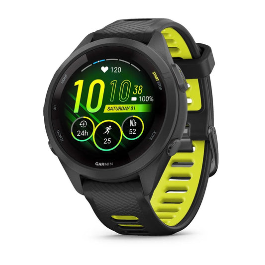 FORERUNNER 265S BLACK/YELLOW 42MM