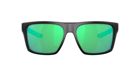 LIDO MATTE BLACK GREEN MIRROR POLARIZED 580G