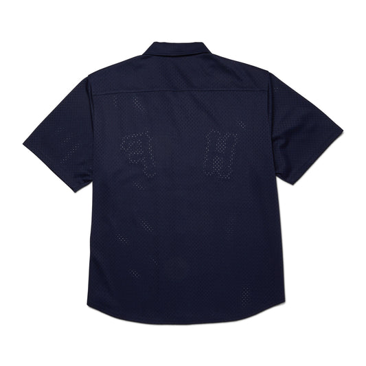 ARCH MESH BUTTON UP