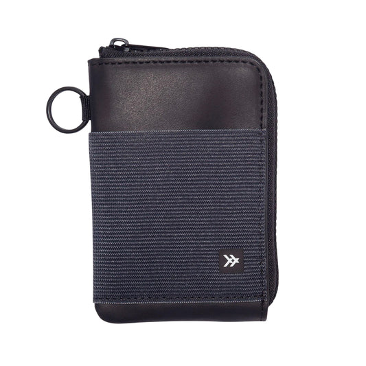 ZIPPER WALLET BLACK