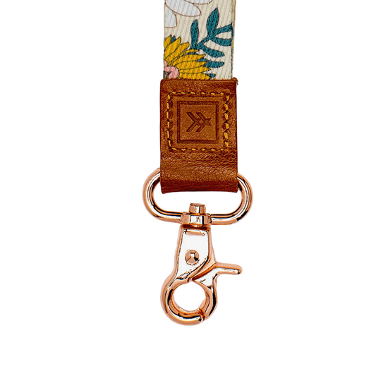 Llavero de Muñeca Thread Wrist Lanyard - Cuero Genuino