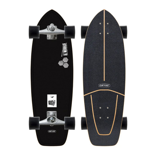 Carver x Channel Islands Dumpster Diver 2, 31" | Surfskate Completo CX | Giros Precisos Alto Control