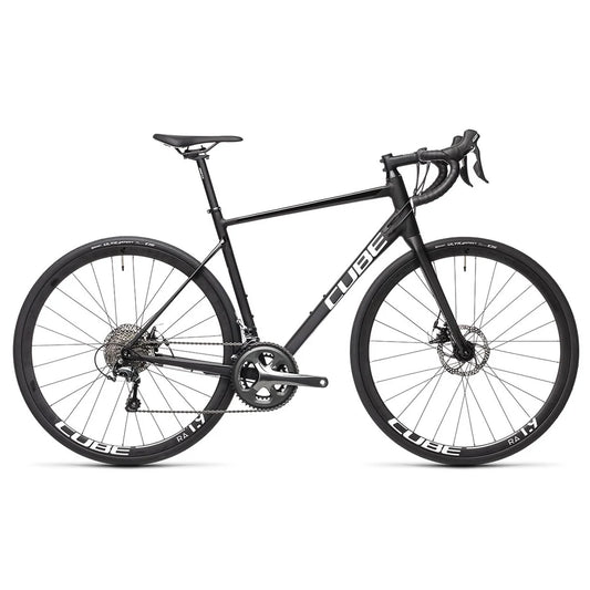 CUBE ATTAIN RACE | Aluminio R28 · Shimano Tiagra 10V · Frenos Disco · Black White
