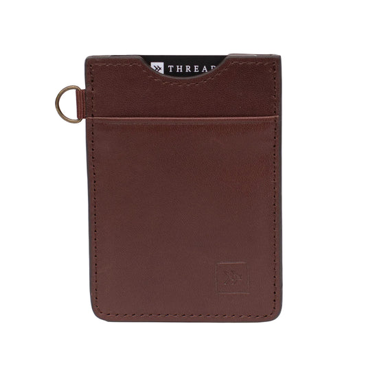 VERTICAL WALLET CHOCOLATE