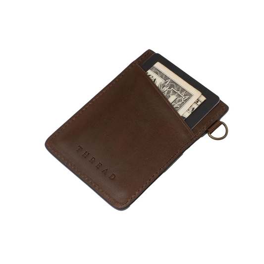 Billetera Thread Minimalista Vertical Wallet - con Protección RFID