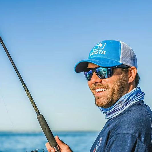 Costa Fantail PRO | Matte Gray Blue Mirror | Lentes Polarizados 580G