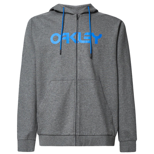 Oakley Campera Teddy Full Zip Hoodie – Algodón BCI Grey/Ozone