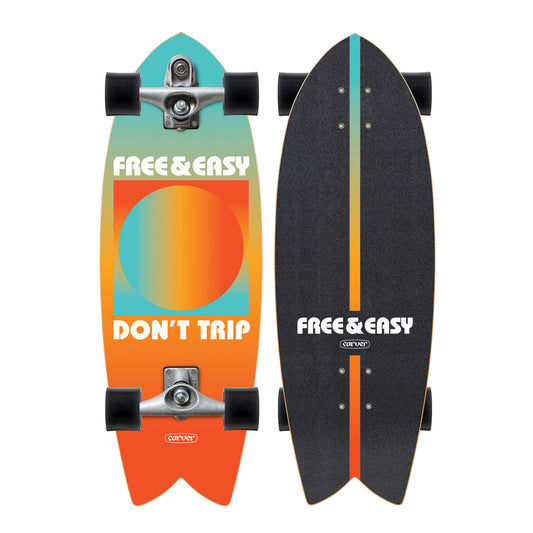 FREE & EASY GRADIENT SUN 29.25" SURFSKATE COMPLETE CX