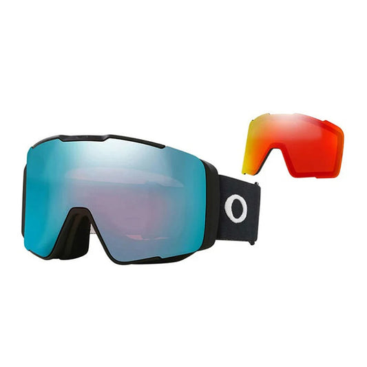 Oakley Line Miner Pro M – Matte Black / Prizm Snow Sapphire + Torch Iridium (2 lentes)