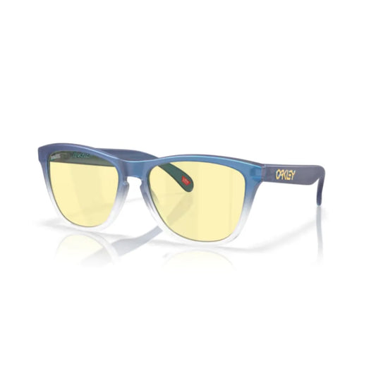 Oakley Frogskins X Fortnite OO9013-M455 – Montura Matte Cyan/Blue/Clear Shift Fade con lentes Prizm Gaming 2.0