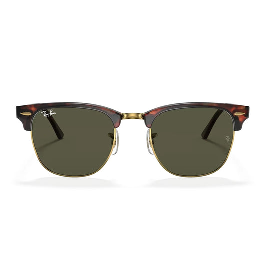 RAY-BAN CLUBMASTER CLASSIC | LENTES DE SOL EN TORTOISE ON GOLD & G-15 GREEN