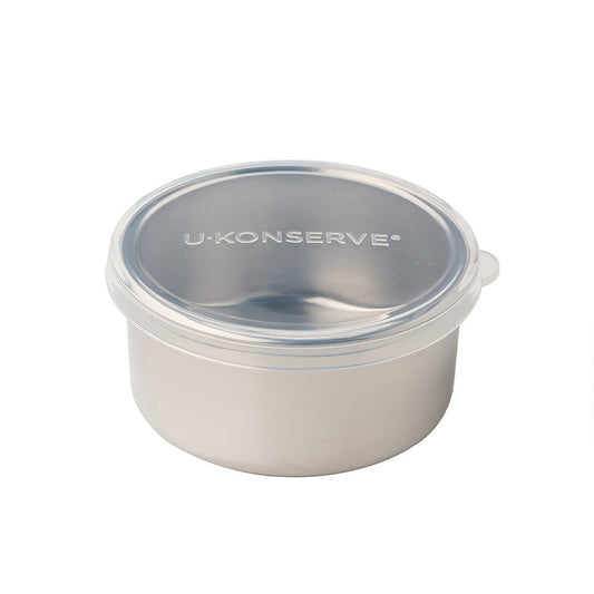 ROUND CONTAINER MEDIUM STAINLESS STEEL 9oz/266ml