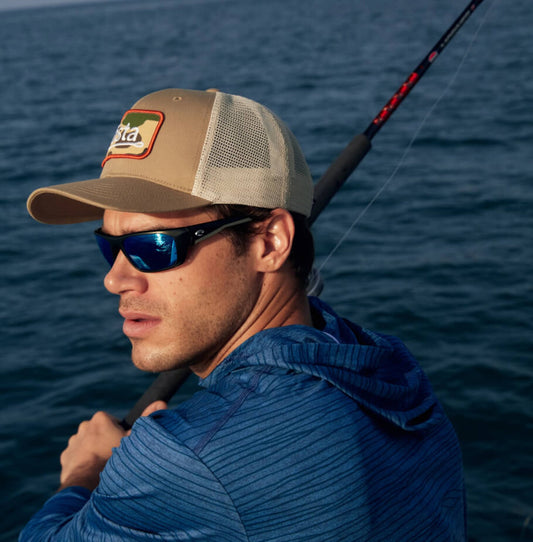 WHITETIP PRO MATTE BLACK BLUE MIRROR POLARIZED 580G