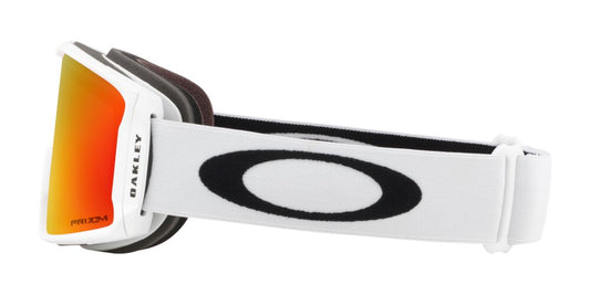 Oakley Line Miner M – Antiparras de Snowboard | Matte White / Prizm Snow Torch Iridium