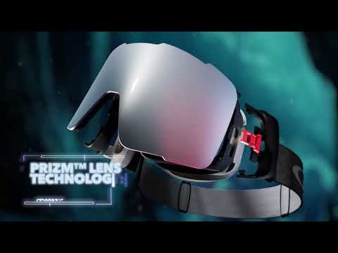 Oakley Line Miner Pro L – Antiparras de Ski | Black White Duality + Prizm Snow Sapphire & Torch