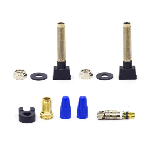 Kit par Valvulas Tubeless MITAS 35 mm + extensor + herramienta