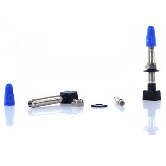 Kit par Valvulas Tubeless MITAS 35 mm + extensor + herramienta