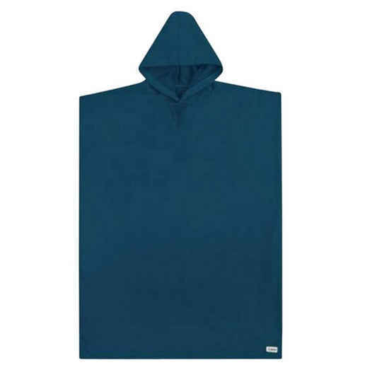 TERRA SOLID HOODED PONCHO TEAL BLUE