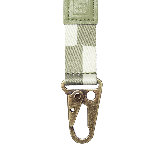 Llavero Thread Keychain Clip Cuero Genuino - Herrajes Metálicos