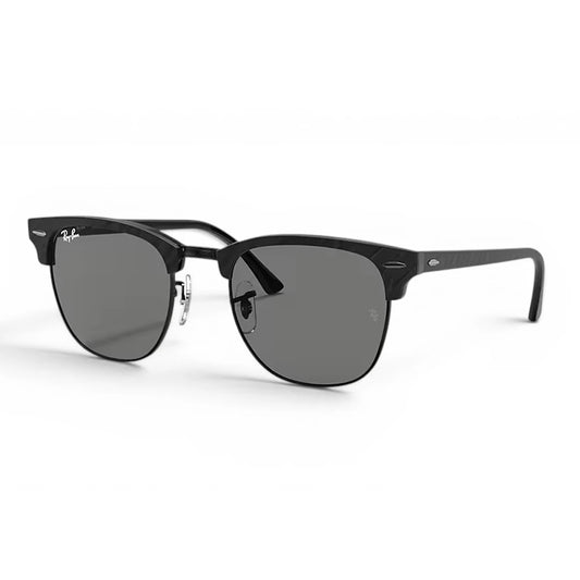 RAY-BAN CLUBMASTER MARBLE | LENTES DE SOL EN POLISHED BLACK & DARK GREY