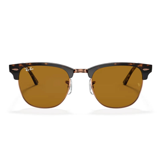 RAY-BAN CLUBMASTER CLASSIC | LENTES DE SOL EN POLISHED HAVANA & B-15 BROWN