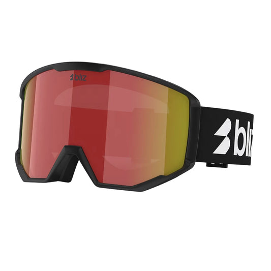 Antiparras de Esquí Bliz Spark | Marco Negro Mate / Lente Marrón Rojo