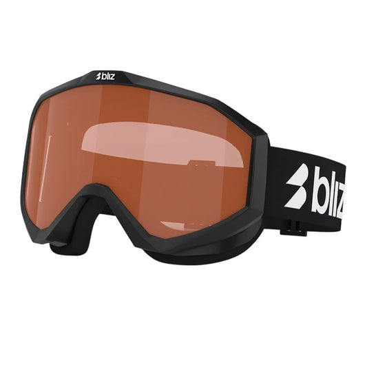 Antiparras de Esquí Bliz Liner Matte Black Logo White / Orange Lens
