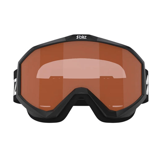 Antiparras de Esquí Bliz Liner Matte Black Logo White / Orange Lens