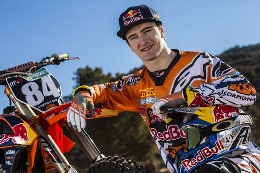 Oakley Airbrake MX | Jeffrey Herlings Signature Series | Graffito Red White Black Prizm MX Torch Iridium