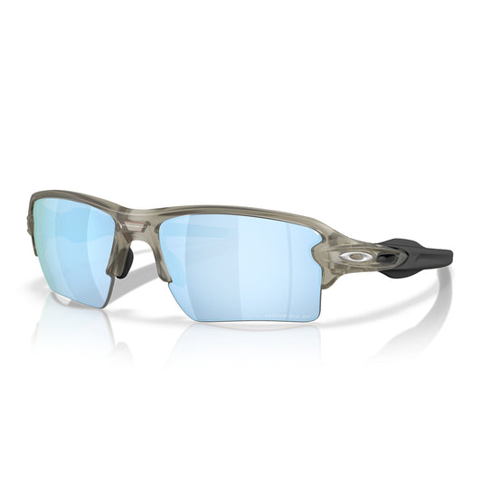 FLAK 2.0 XL MATTE GREY INK PRIZM DEEP WATER POLARIZED