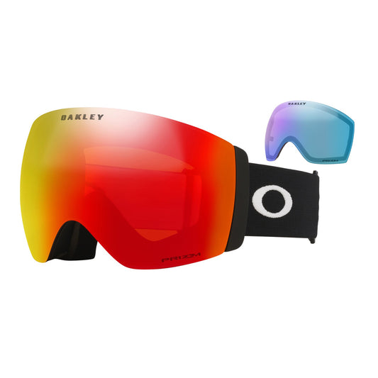 FLIGHT DECK PRO L MATTE BLACK PRIZM SNOW TORCH IRIDIUM & ICED EXTRA LENS