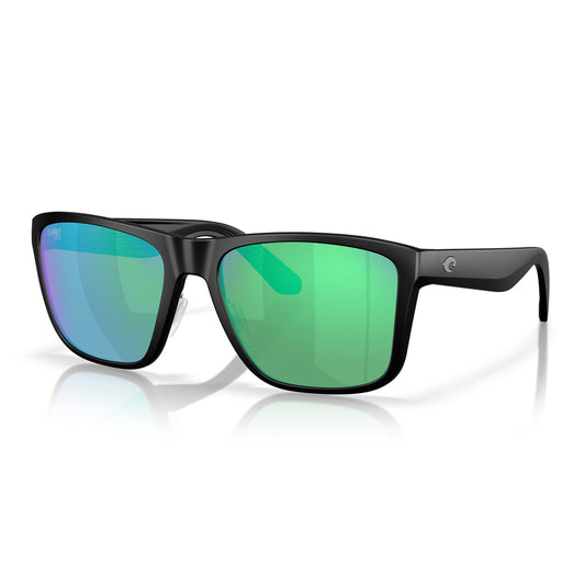 LOS ALIJOS MATTE BLACK GREEN MIRROR POLARIZED 580G