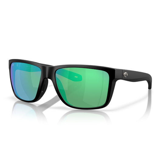 BROADBILL II MATTE BLACK GREEN MIRROR POLARIZED 580G