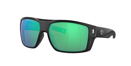 DIEGO MATTE BLACK GREEN MIRROR POLARIZED 580G