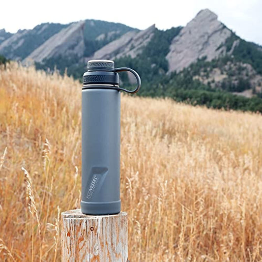 BOULDER TERMO ACERO INOXIDABLE TRIMAX CON INFUSOR SLATE GRAY 20 oz/591 ml