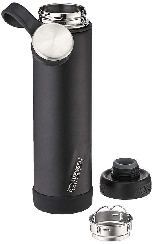 BOULDER TERMO ACERO INOXIDABLE TRIMAX CON INFUSOR BLACK SHADOW 24 oz/ 709 ml