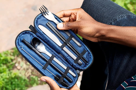 Set de Utensilios EcoVessel WanderWare 6 Piezas con Estuche