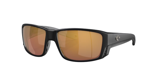 TUNA ALLEY PRO MATTE BLACK GOLD MIRROR POLARIZED 580G