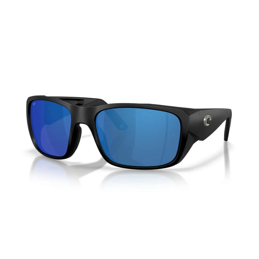 Costa Crudo | Matte Black | Blue Mirror Polarized 580P | Lentes de Pesca Mar Abierto