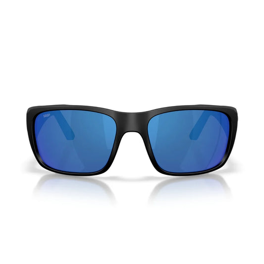 Costa Crudo | Matte Black | Blue Mirror Polarized 580P | Lentes de Pesca Mar Abierto