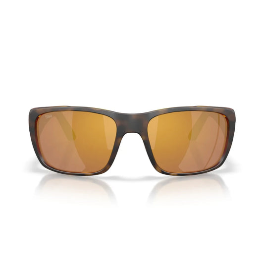 Costa Crudo | Matte Tortoise | Gold Mirror Polarized 580G | Lentes para Pesca