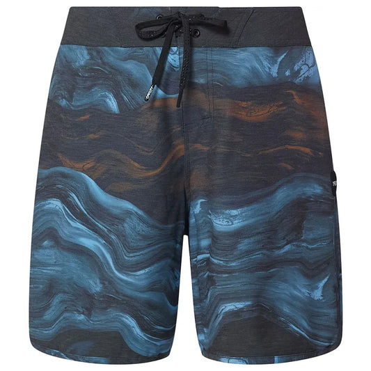 Boardshort Oakley Marble Swirl 19" Blue Magma - Secado Rápido