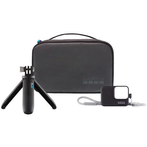 GoPro Kit de viaje - Estuche, Shorty, Funda de Silicona Negra