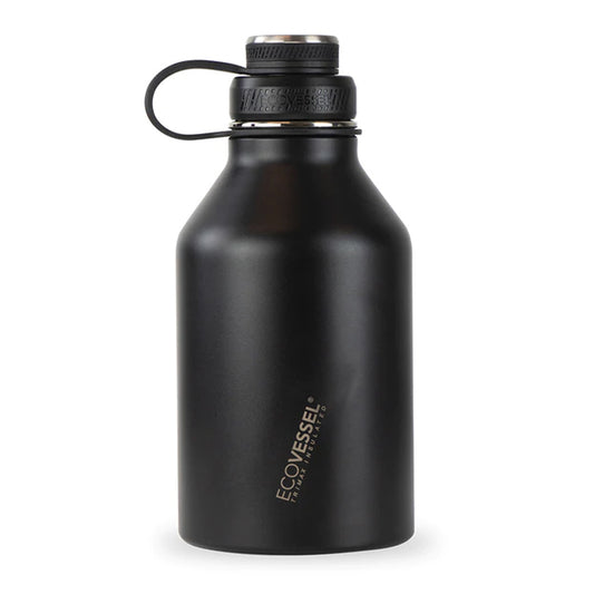 THE BOSS INSULATED GROWLER CON INFUSOR BLACK SHADOW 64 oz/ 1.9 L