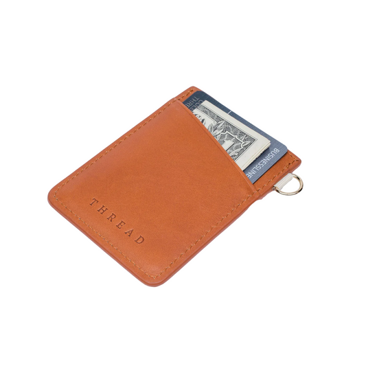 Billetera Thread Minimalista Vertical Wallet - con Protección RFID